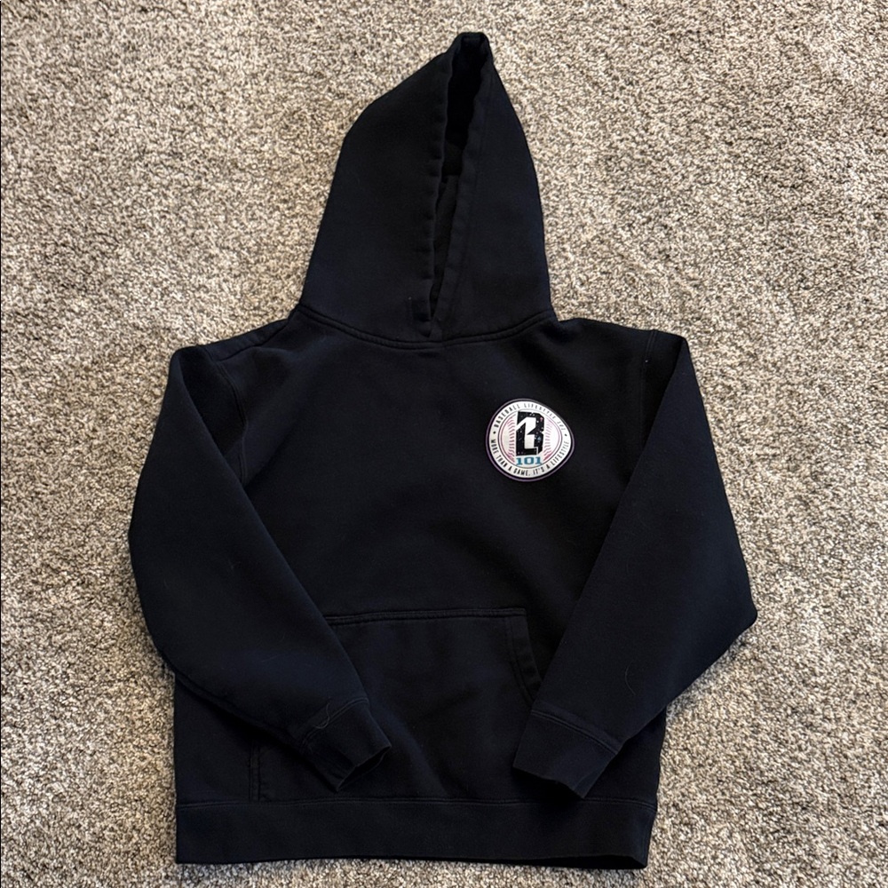 Baseball Lifestyle 101 youth large hoodie